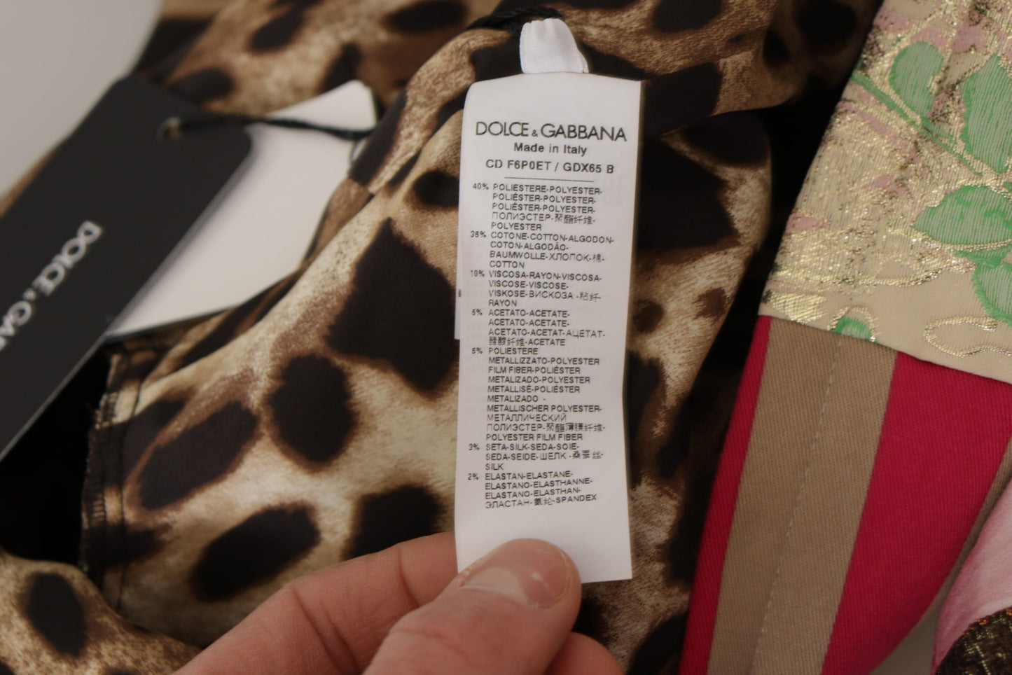 Dolce & Gabbana Minivestido tubo con patchwork - Elegancia multicolor