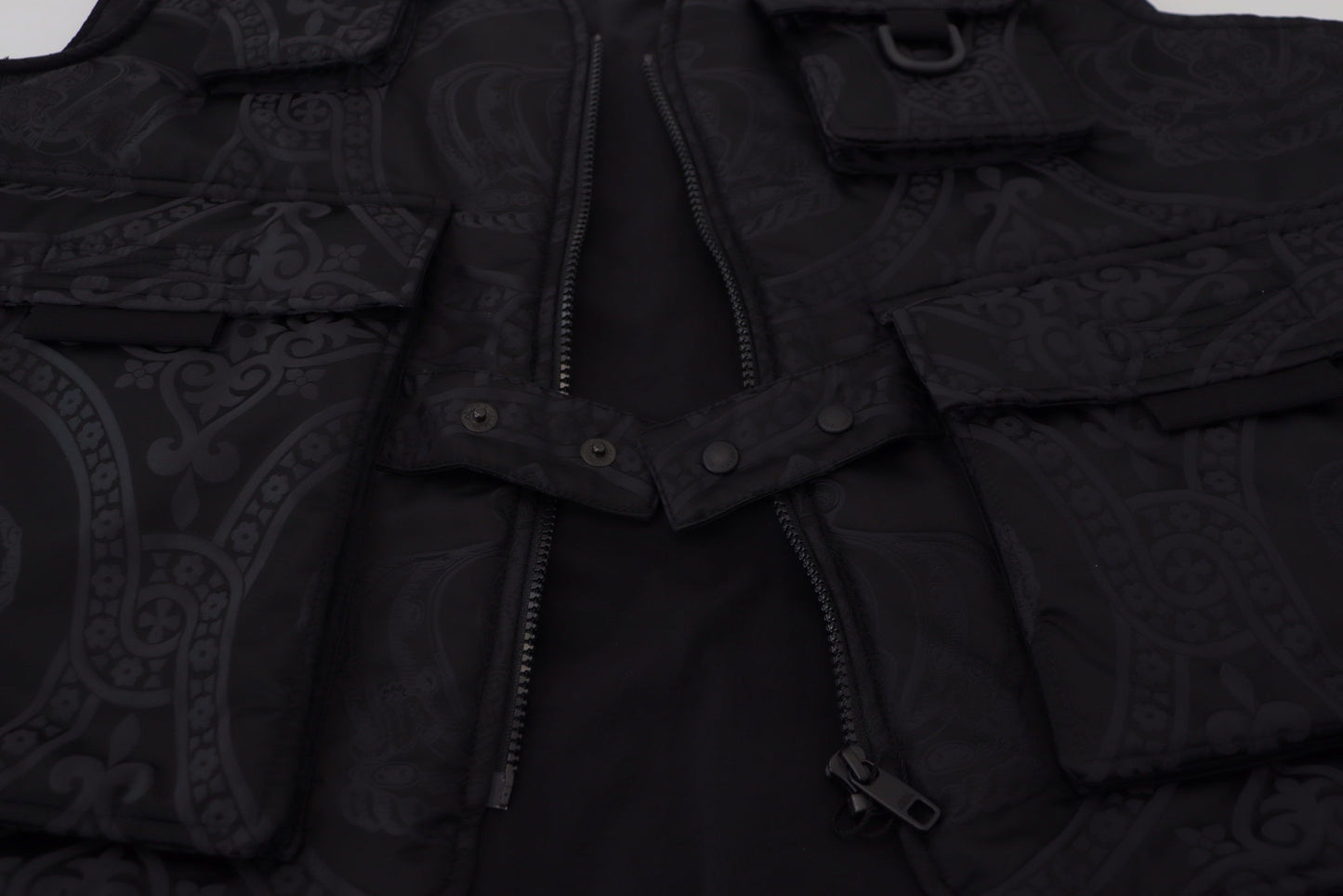 Dolce & Gabbana Elegante chaqueta sin mangas en negro