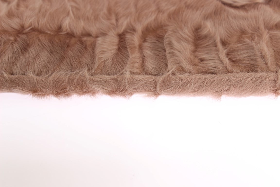 Dolce & Gabbana Elegantes guantes hasta el codo de ante beige