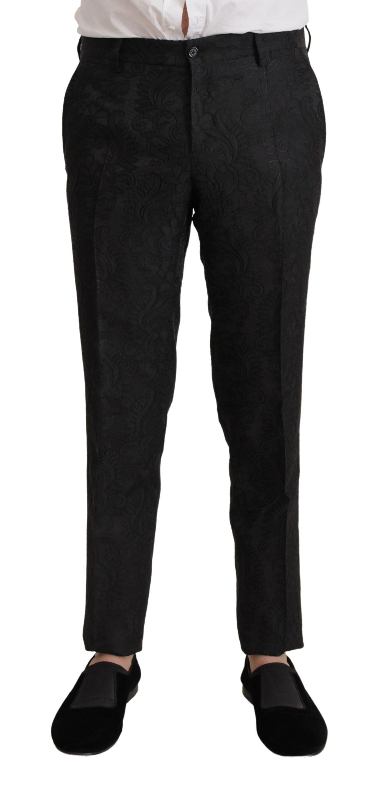 Dolce & Gabbana Conjunto de traje Martini negro brillante