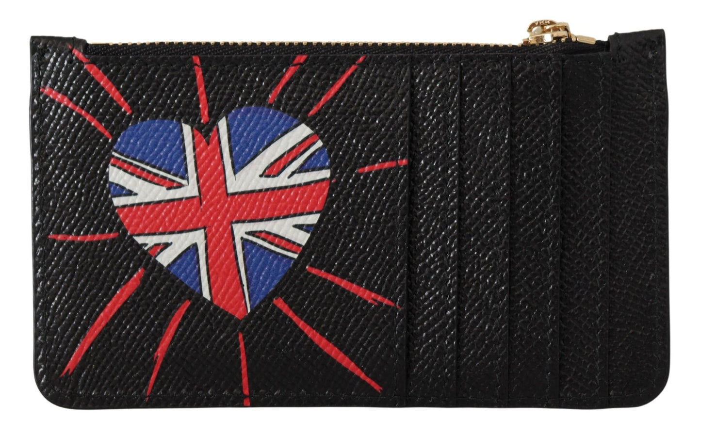 Dolce & Gabbana Elegante Monedero de Piel con Cierre de Cremallera
