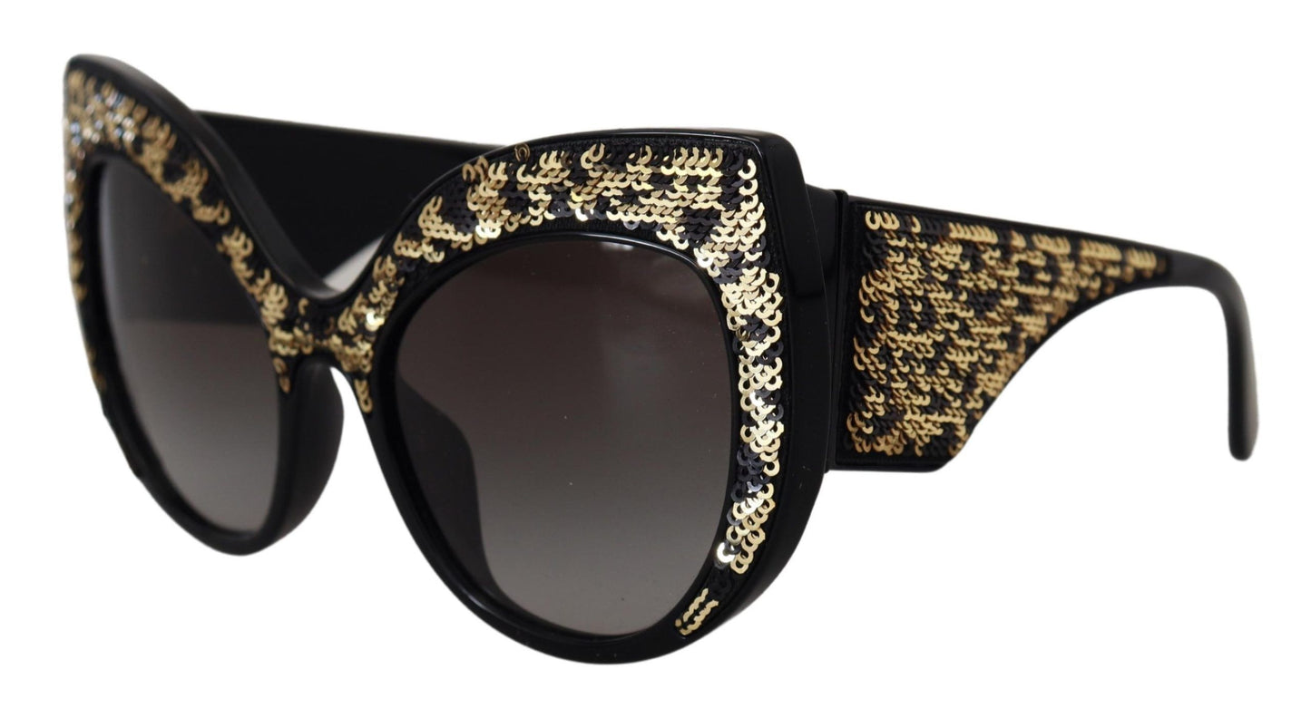 Dolce & Gabbana Gafas de sol polarizadas con lentejuelas y mariposas