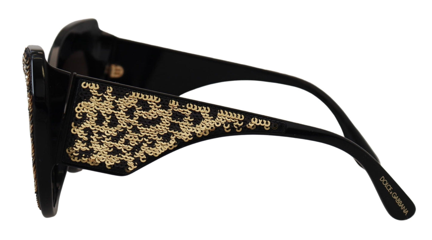 Dolce & Gabbana Gafas de sol polarizadas con lentejuelas y mariposas