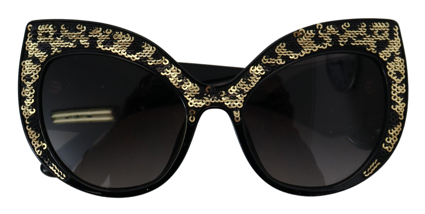 Dolce & Gabbana Gafas de sol polarizadas con lentejuelas y mariposas