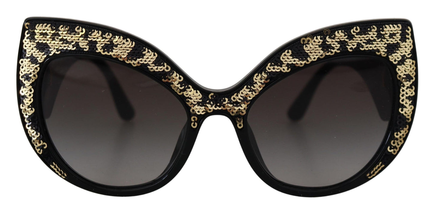 Dolce & Gabbana Gafas de sol polarizadas con lentejuelas y mariposas