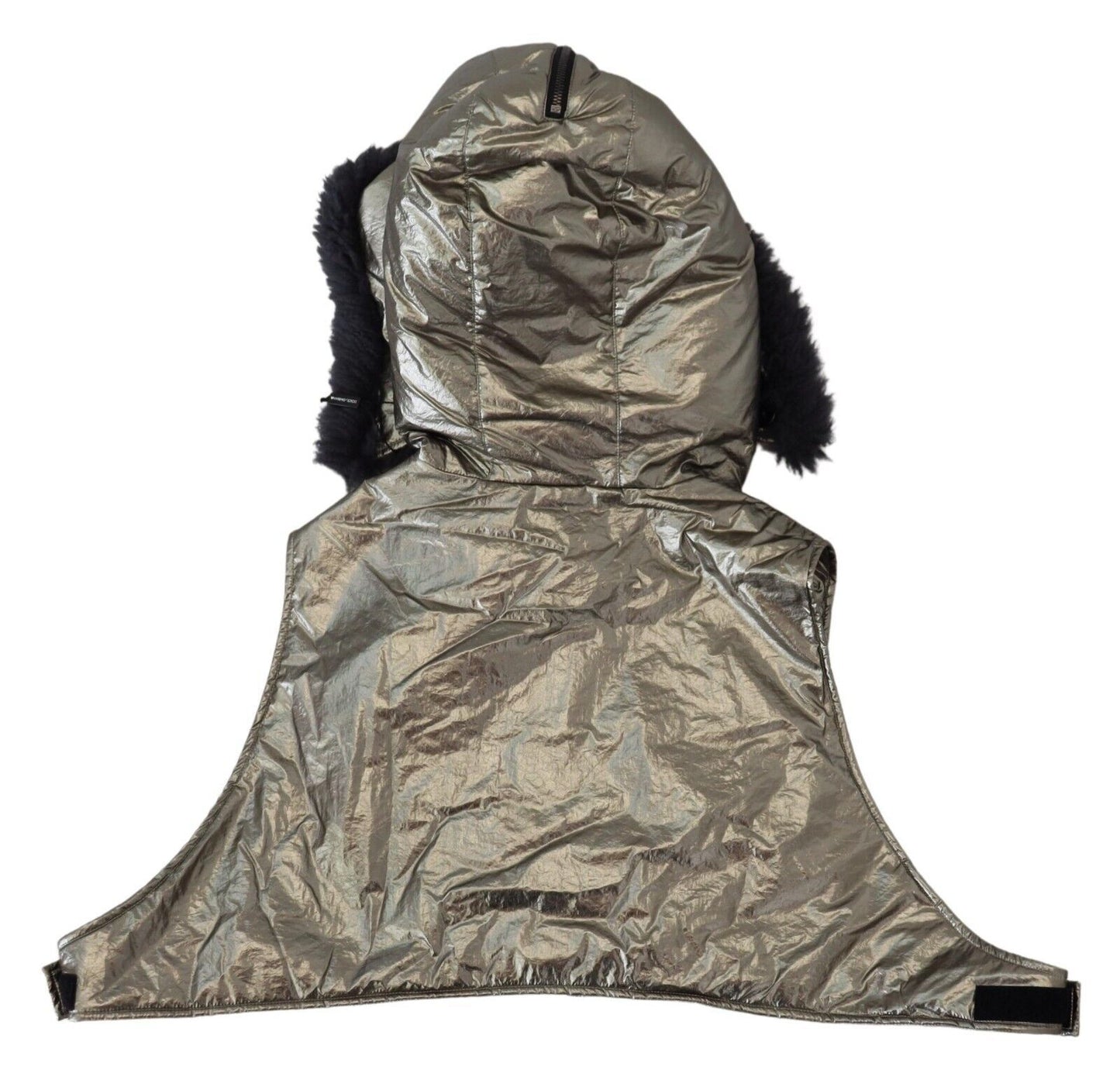 Dolce & Gabbana Elegante sombrero cruzado plateado para toda la cabeza