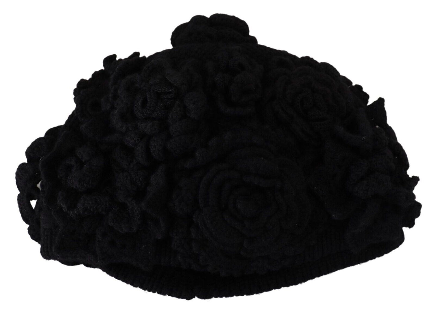 Dolce & Gabbana Gorro elegante de lana virgen negro