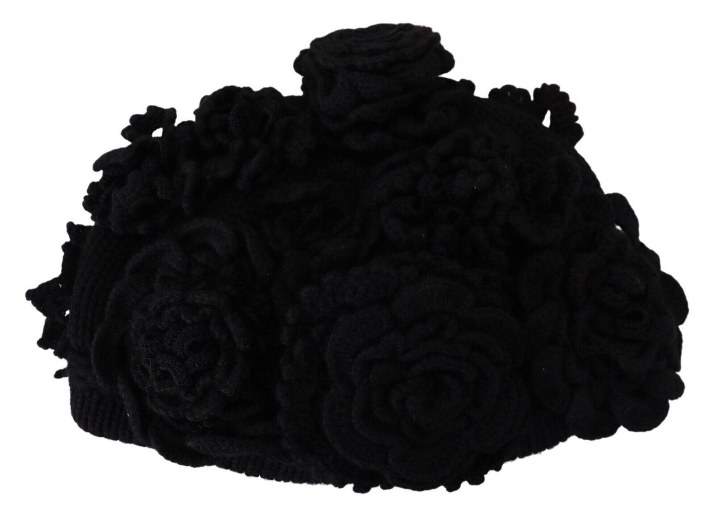 Dolce & Gabbana Gorro elegante de lana virgen negro