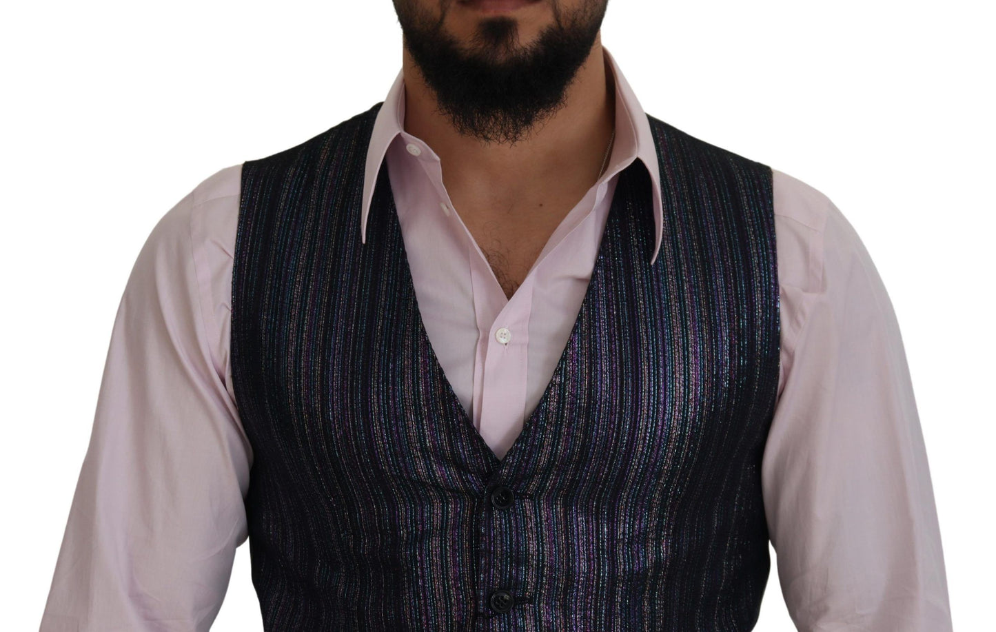 Dolce & Gabbana Chaleco de vestir formal multicolor Mezcla de lujo