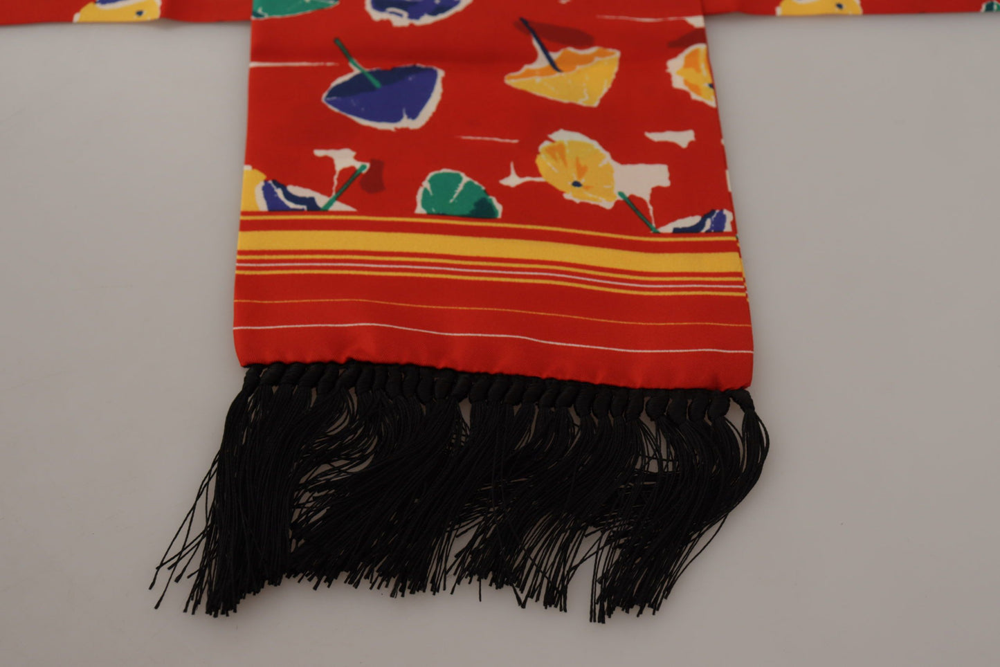 Dolce & Gabbana Elegante Bufanda De Seda Multicolor Para Hombre