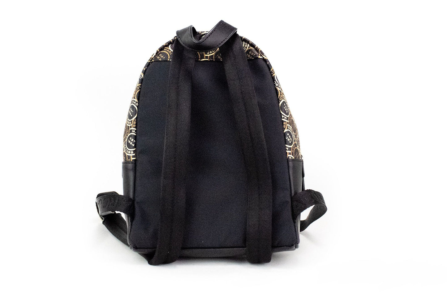 Marc Jacobs Signet Mini Black Logo Printed Leather Shoulder Backpack Bookbag – par Marc Jacobs | Disponible sur Sandy Store ByNet