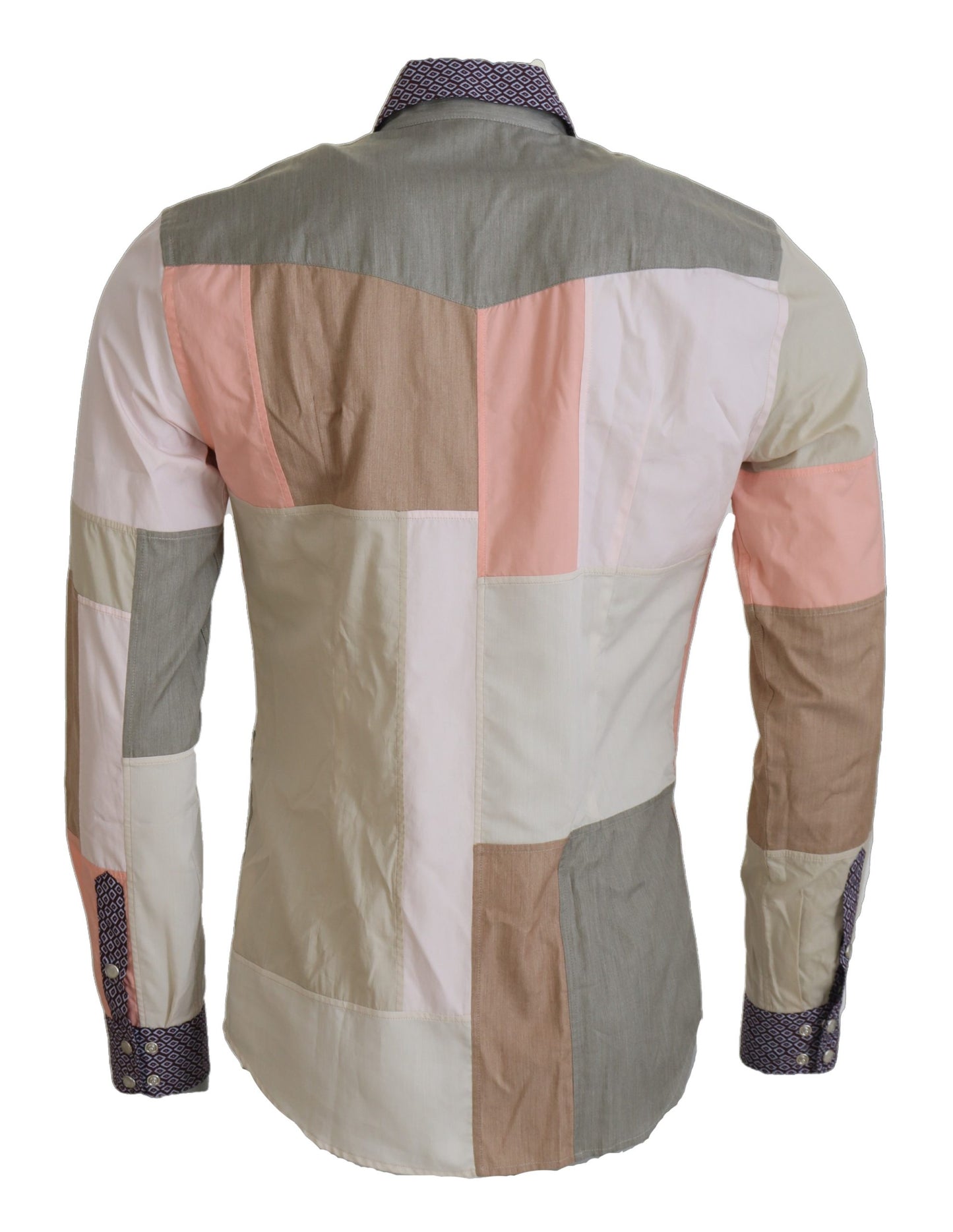 Dolce & Gabbana Camisa casual elegante multicolor slim fit