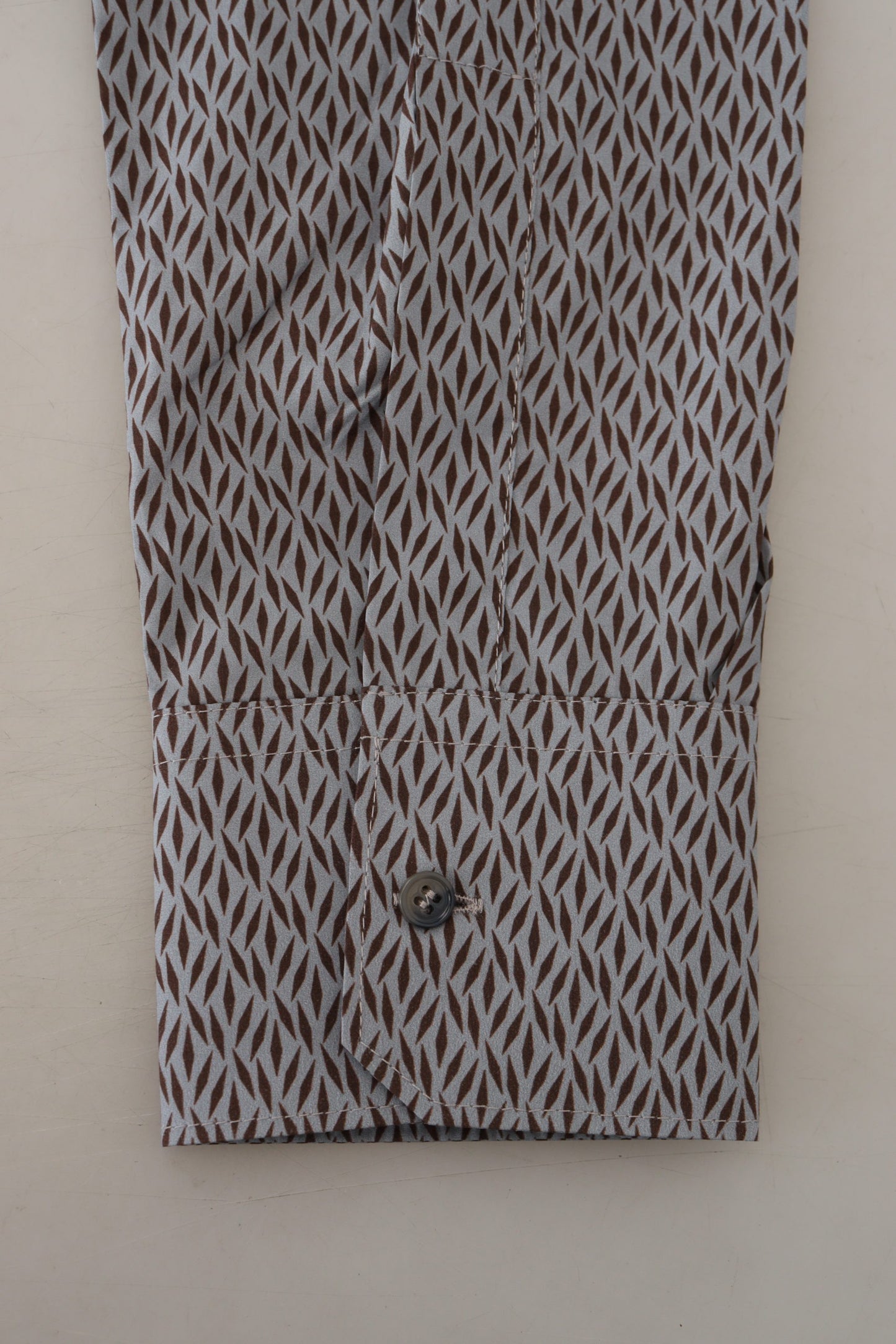 Dolce & Gabbana Camisa formal de algodón elegante y ajustada