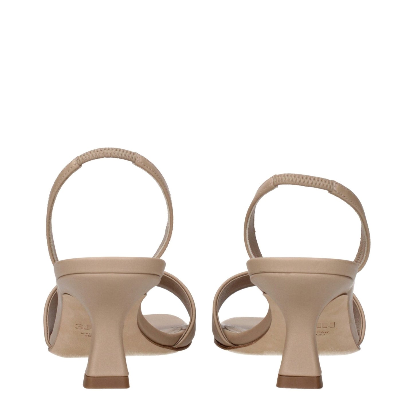 3Juin Beige Leather Flat Sandals – EU36/US6 par 3Juin | Disponible sur Sandy Store ByNet