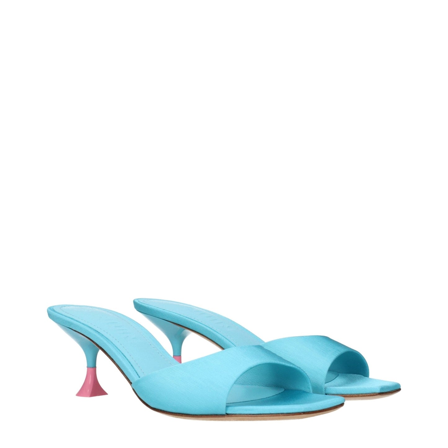 3Juin Blue Fabric Stiletto Heels Sandals – EU36/US6 par 3Juin | Disponible sur Sandy Store ByNet