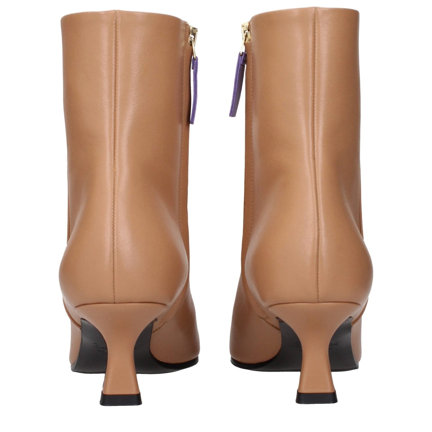 3Juin Brown Leather Ankle Boots – EU37.5/US7.5 par 3Juin | Disponible sur Sandy Store ByNet