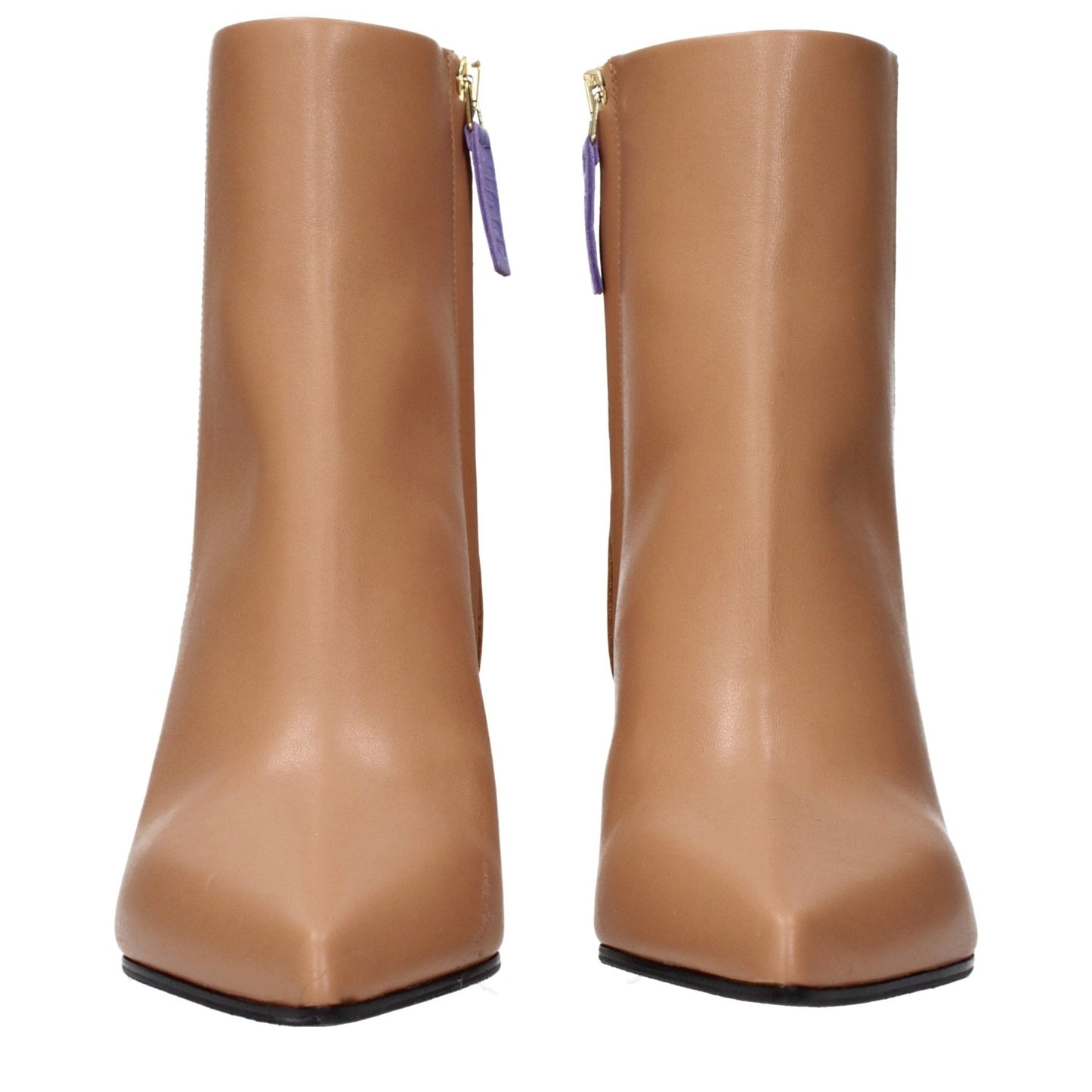 3Juin Brown Leather Ankle Boots – EU37.5/US7.5 par 3Juin | Disponible sur Sandy Store ByNet