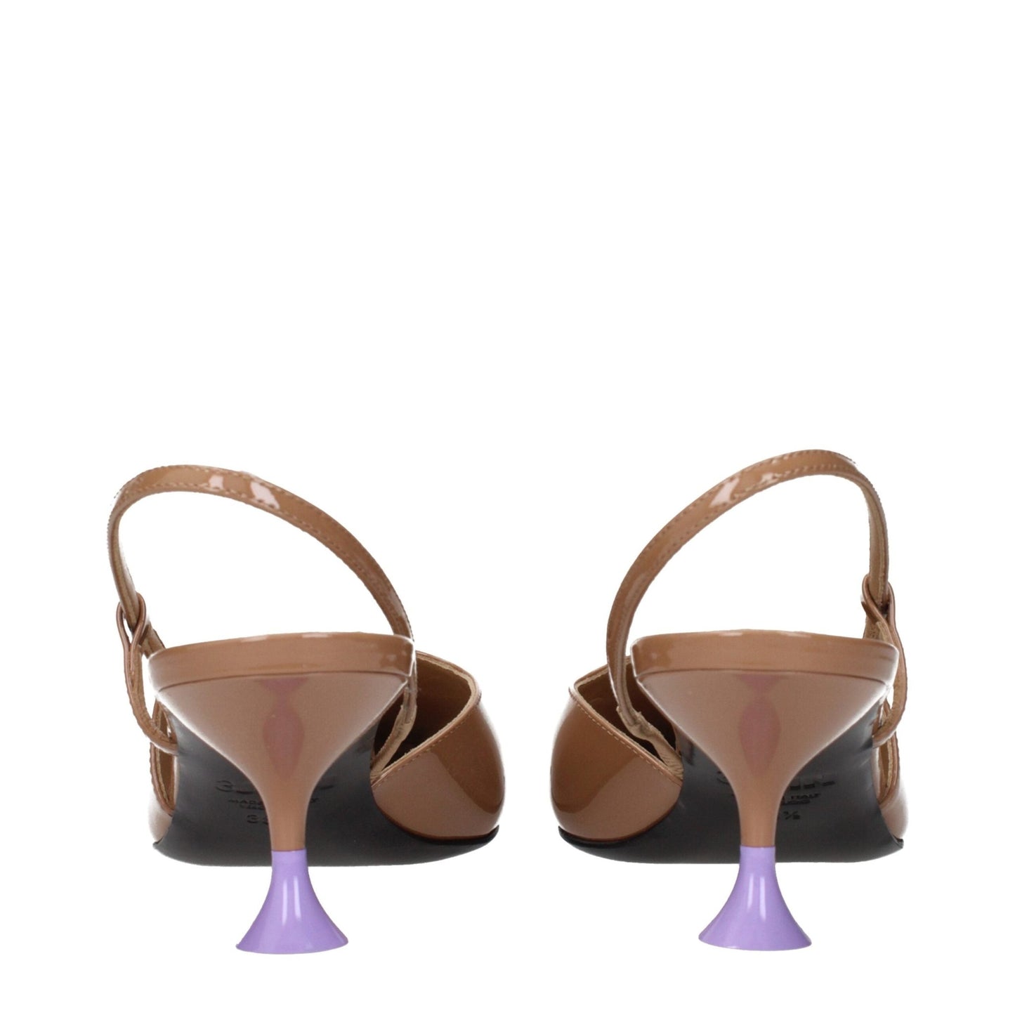 3Juin Brown Leather Mid Heel Pumps – EU38.5/US8.5 par 3Juin | Disponible sur Sandy Store ByNet