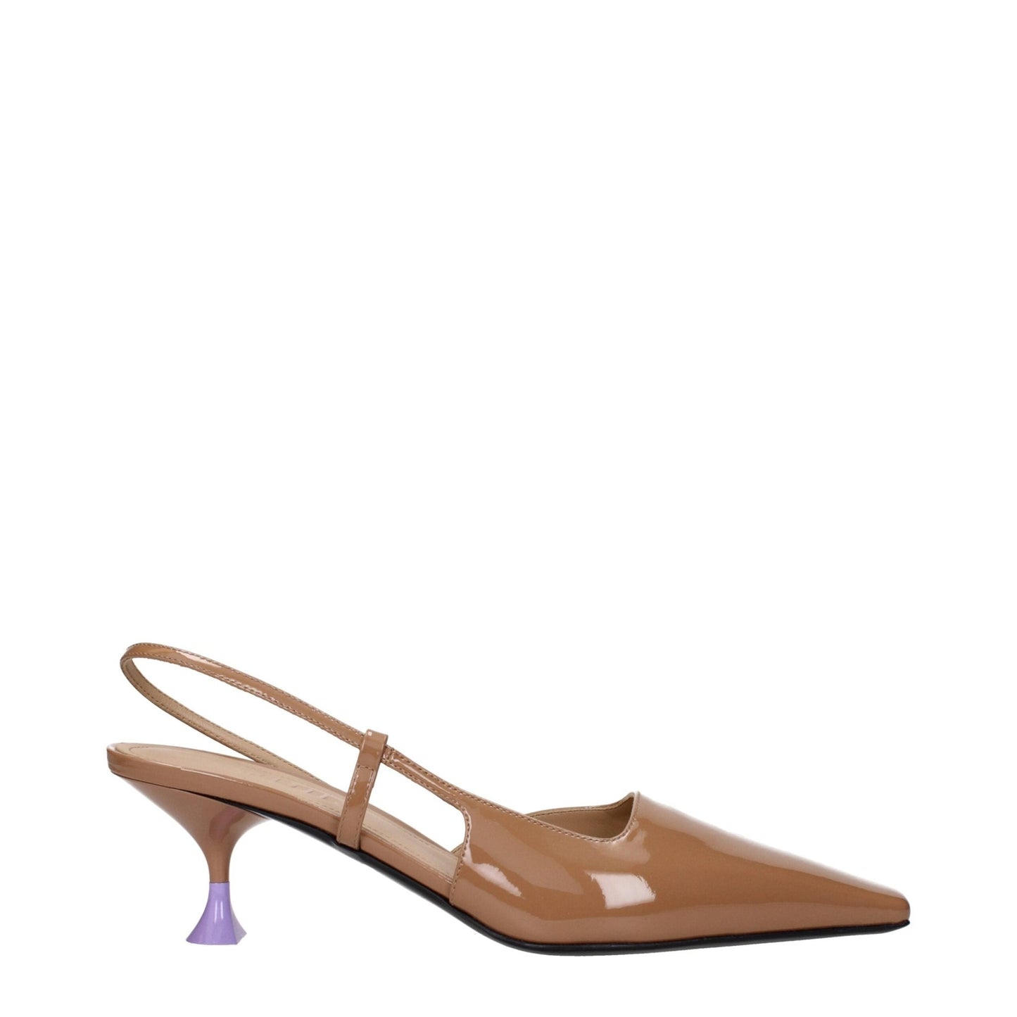 3Juin Brown Leather Mid Heel Pumps – EU38.5/US8.5 par 3Juin | Disponible sur Sandy Store ByNet