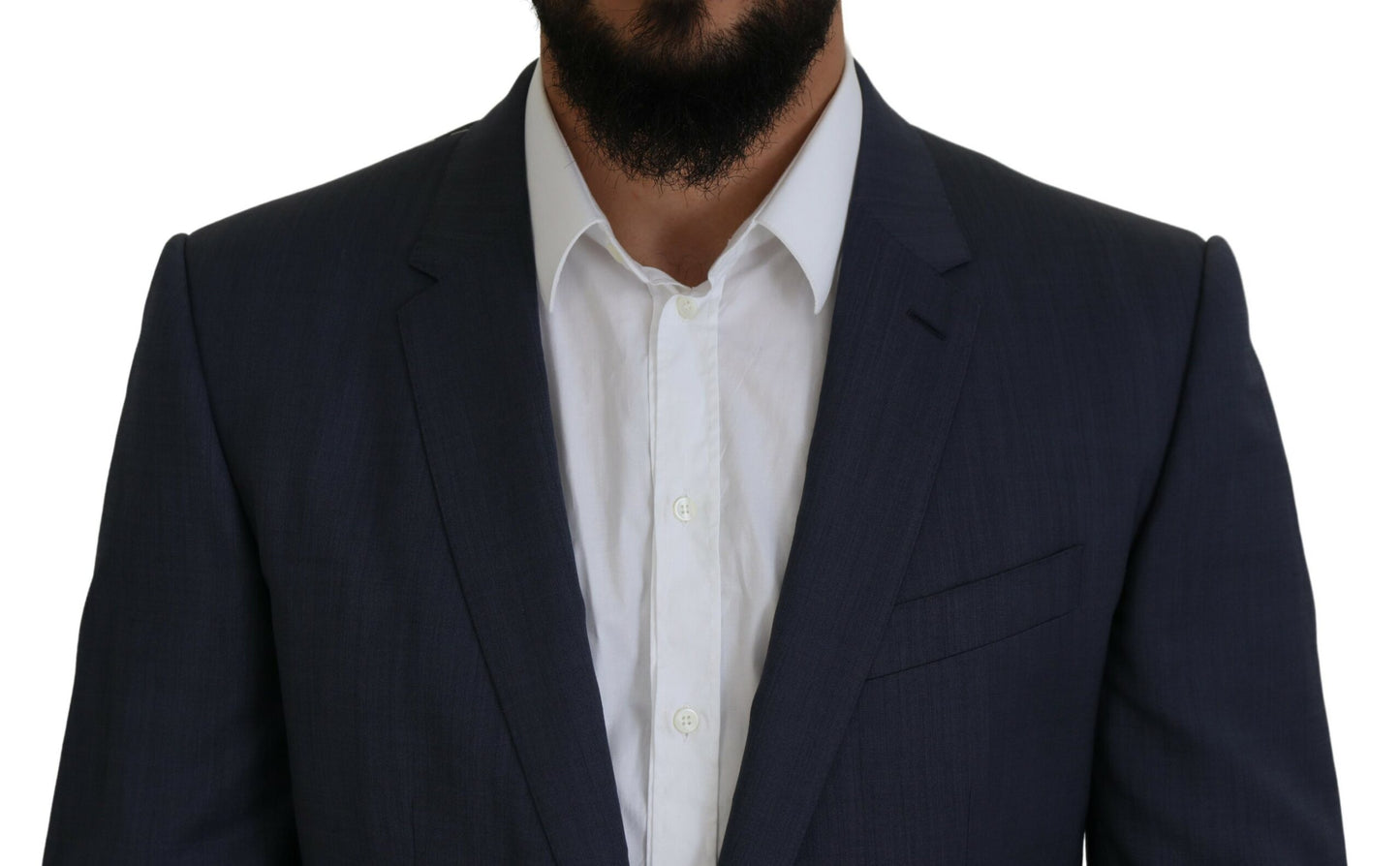 Dolce & Gabbana Elegante traje azul Martini de corte slim para hombre