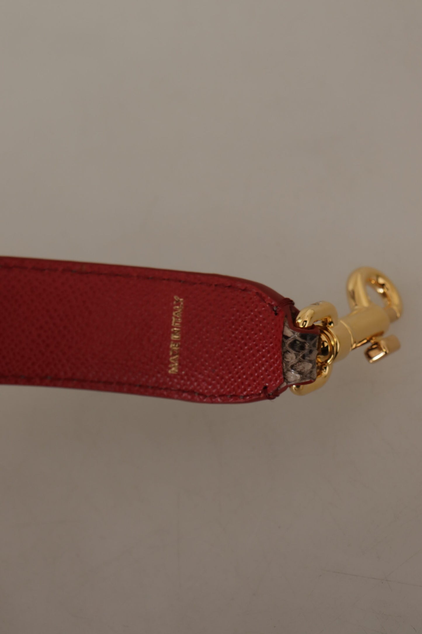 Dolce & Gabbana Elegante bandolera de piel de pitón
