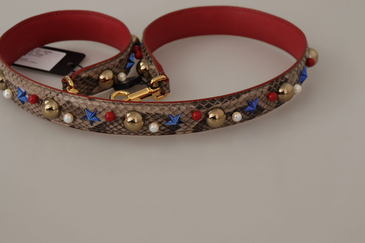 Dolce & Gabbana Elegante bandolera de piel de pitón