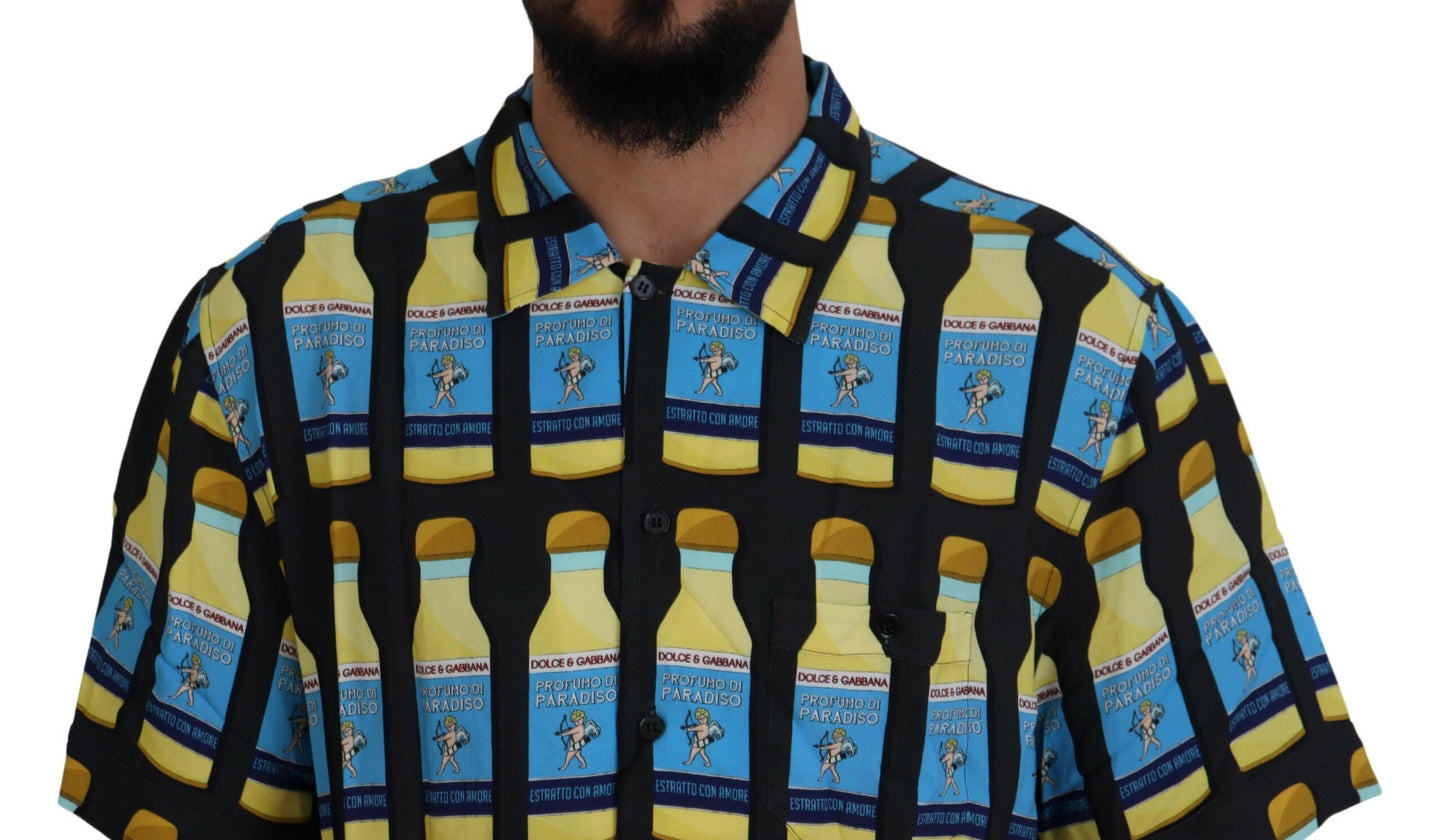 Dolce & Gabbana Camisa casual elegante con estampado múltiple