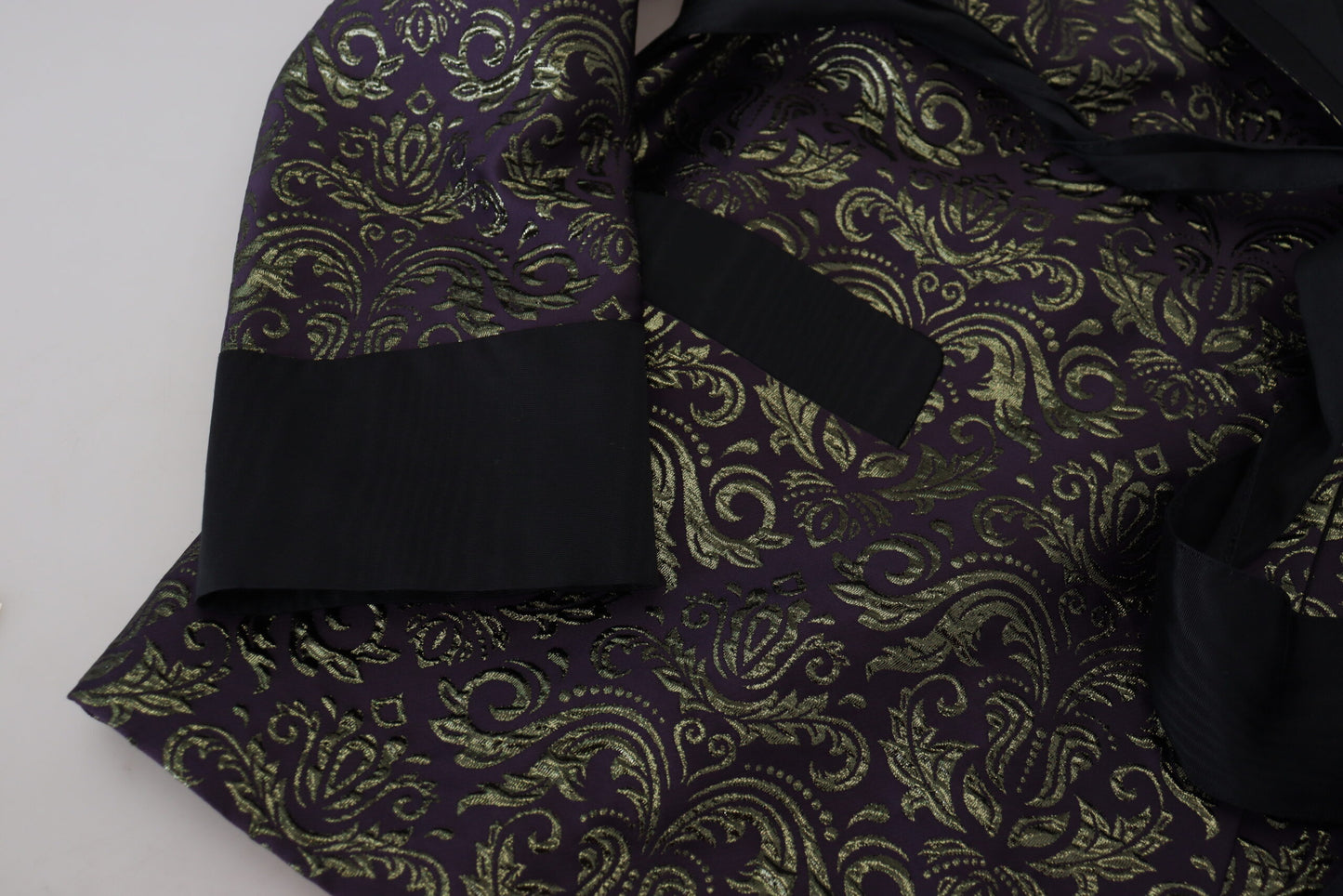 Dolce & Gabbana Chaqueta de vestir de jacquard dorado