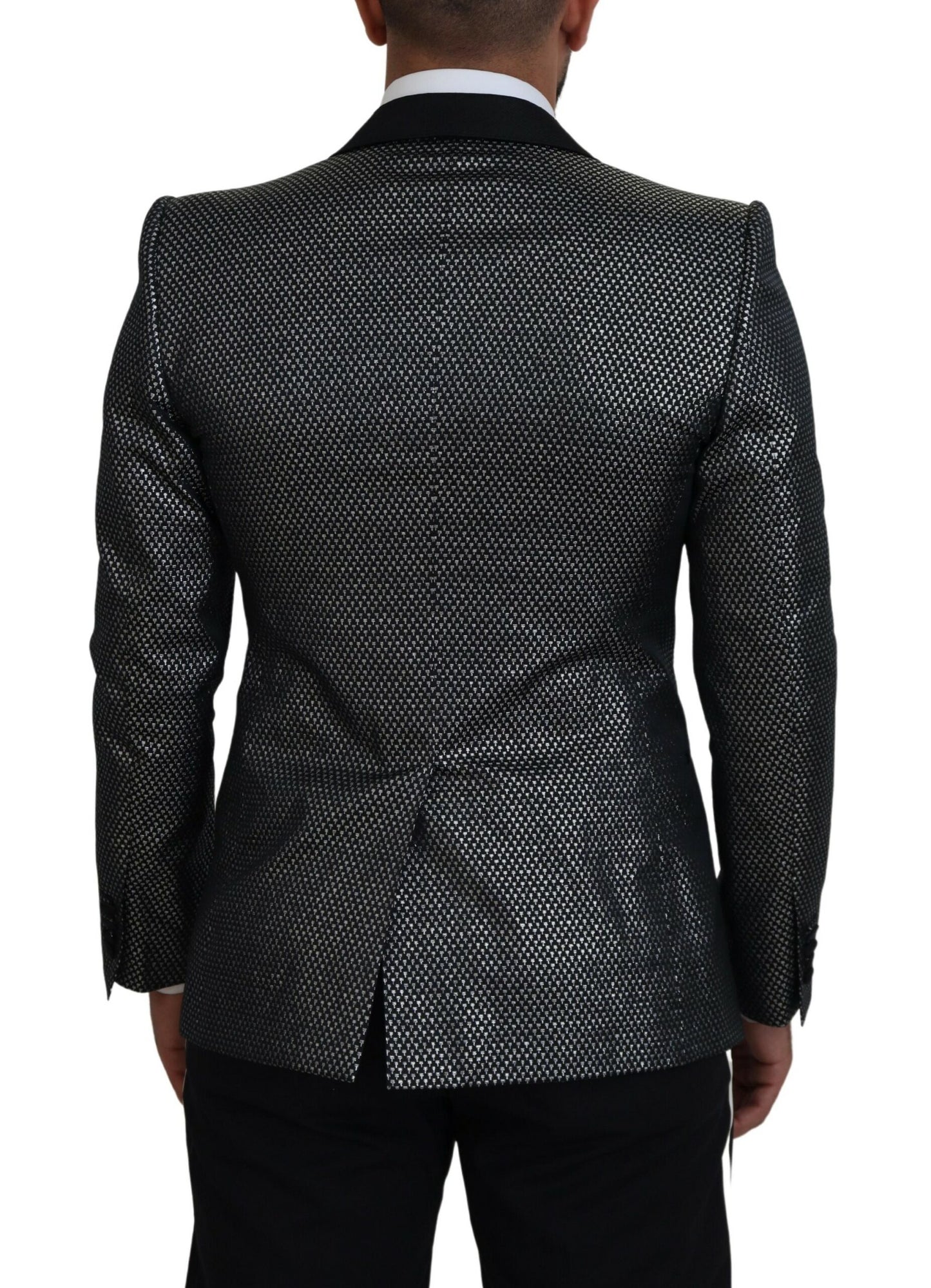 Dolce & Gabbana Blazer elegante de jacquard con botonadura sencilla