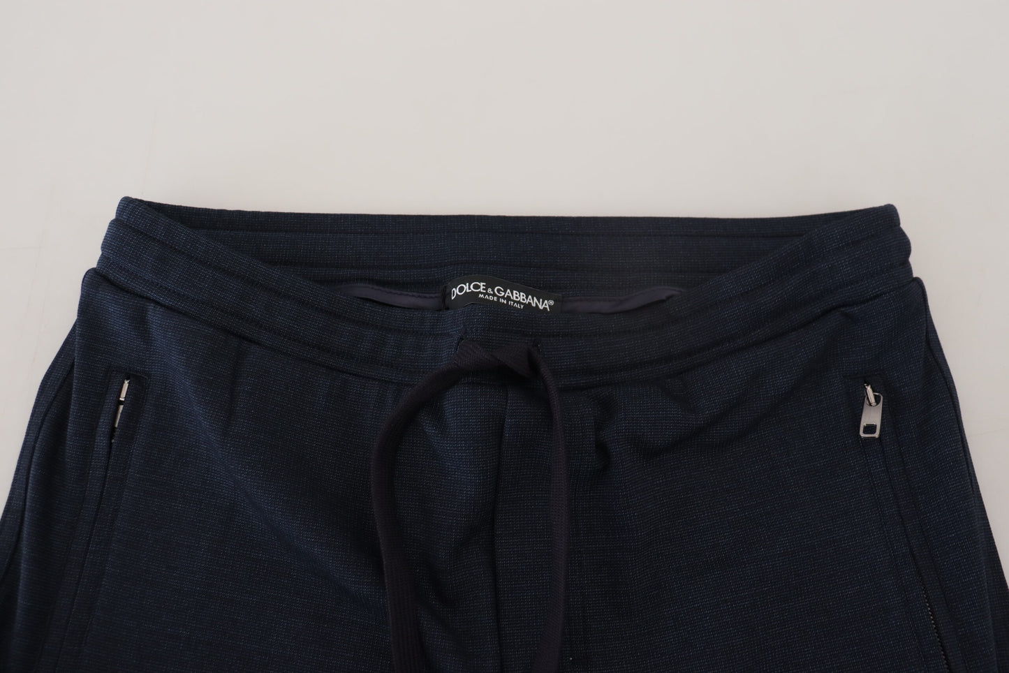 Dolce & Gabbana Elegante pantalón deportivo informal azul