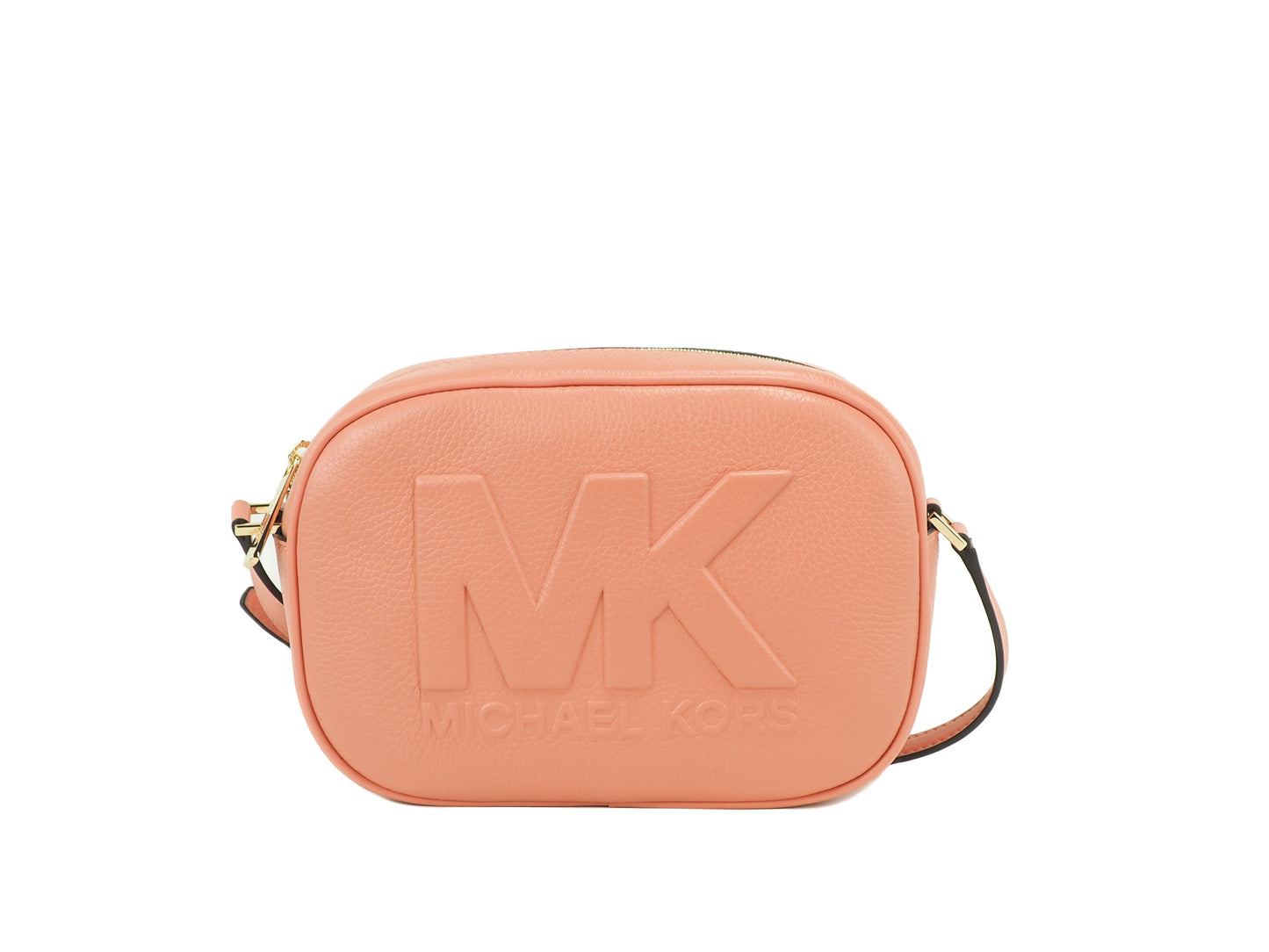 Michael Kors Jet Set Travel Medium Sherbert Leather Oval Camera Crossbody Bag – par Michael Kors | Disponible sur Sandy Store ByNet
