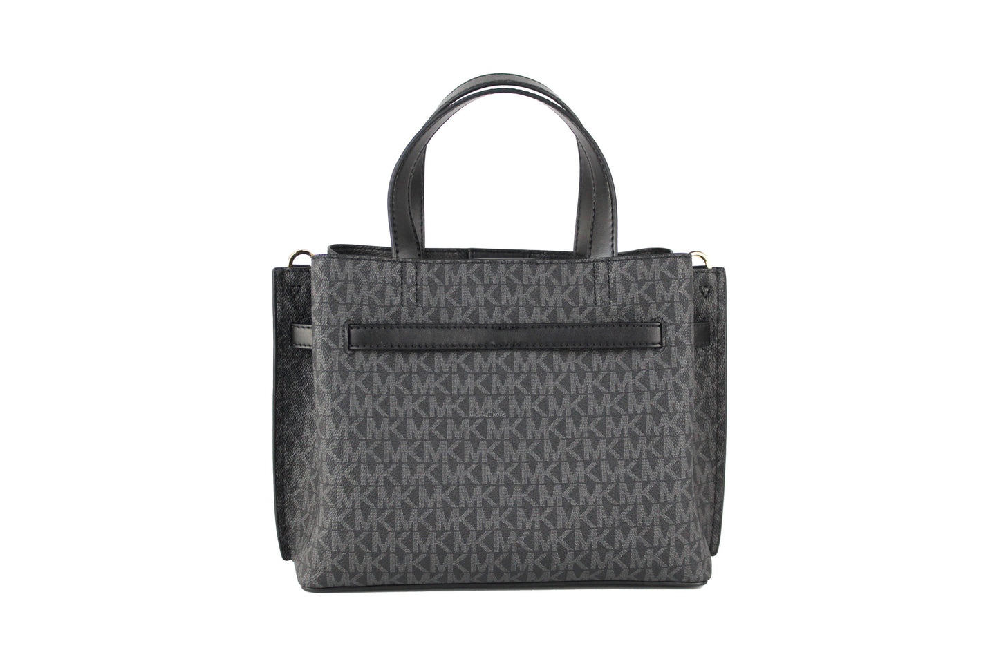 Michael Kors Emilia Small Black Signature PVC Satchel Crossbody Handbag Purse – par Michael Kors | Disponible sur Sandy Store ByNet