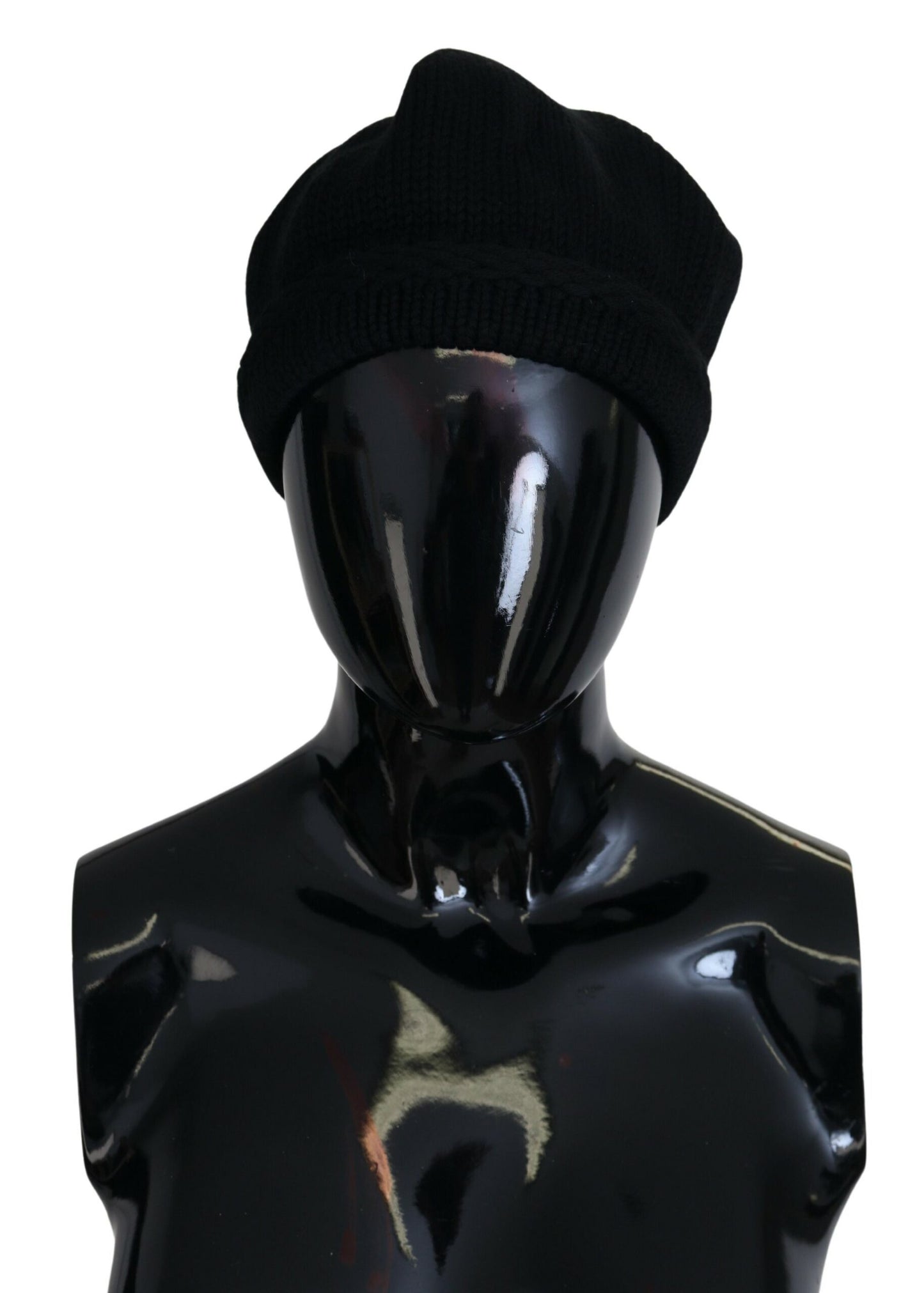 Dolce & Gabbana Gorro elegante de lana virgen negro