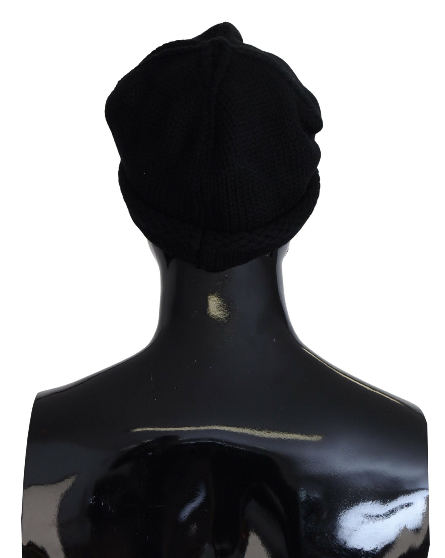 Dolce & Gabbana Gorro elegante de lana virgen negro