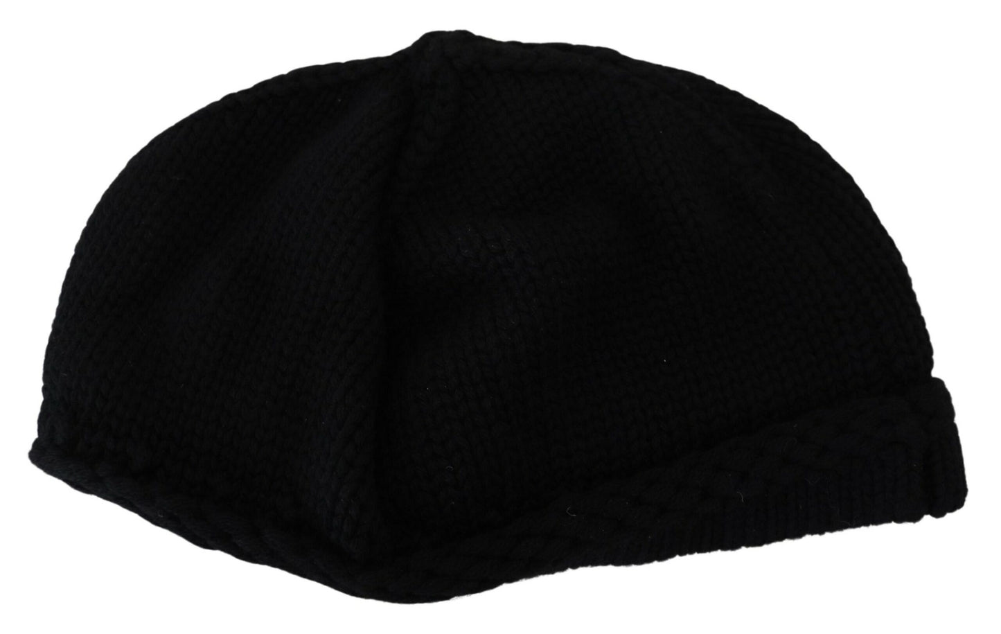 Dolce & Gabbana Gorro elegante de lana virgen negro