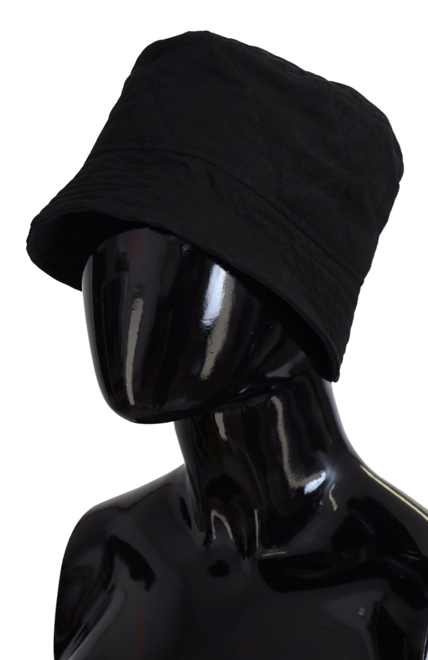 Dolce & Gabbana Elegante gorra de pescador negra