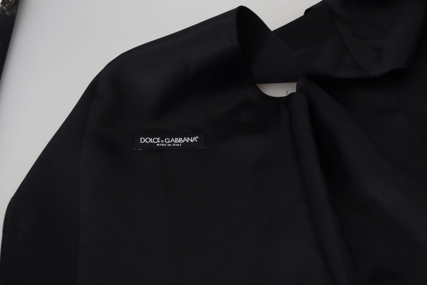 Dolce & Gabbana Elegante chaleco de vestir formal negro