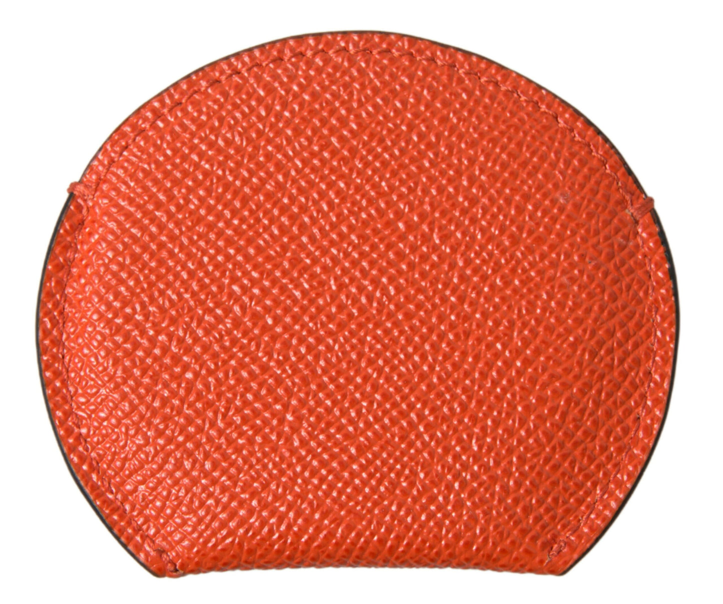 Dolce & Gabbana Elegante soporte para espejo de piel de becerro naranja