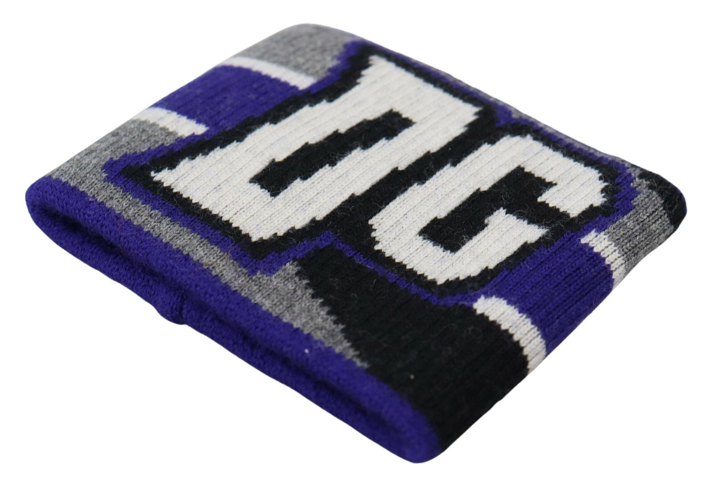 Dolce & Gabbana Muñequera de lana color morado real