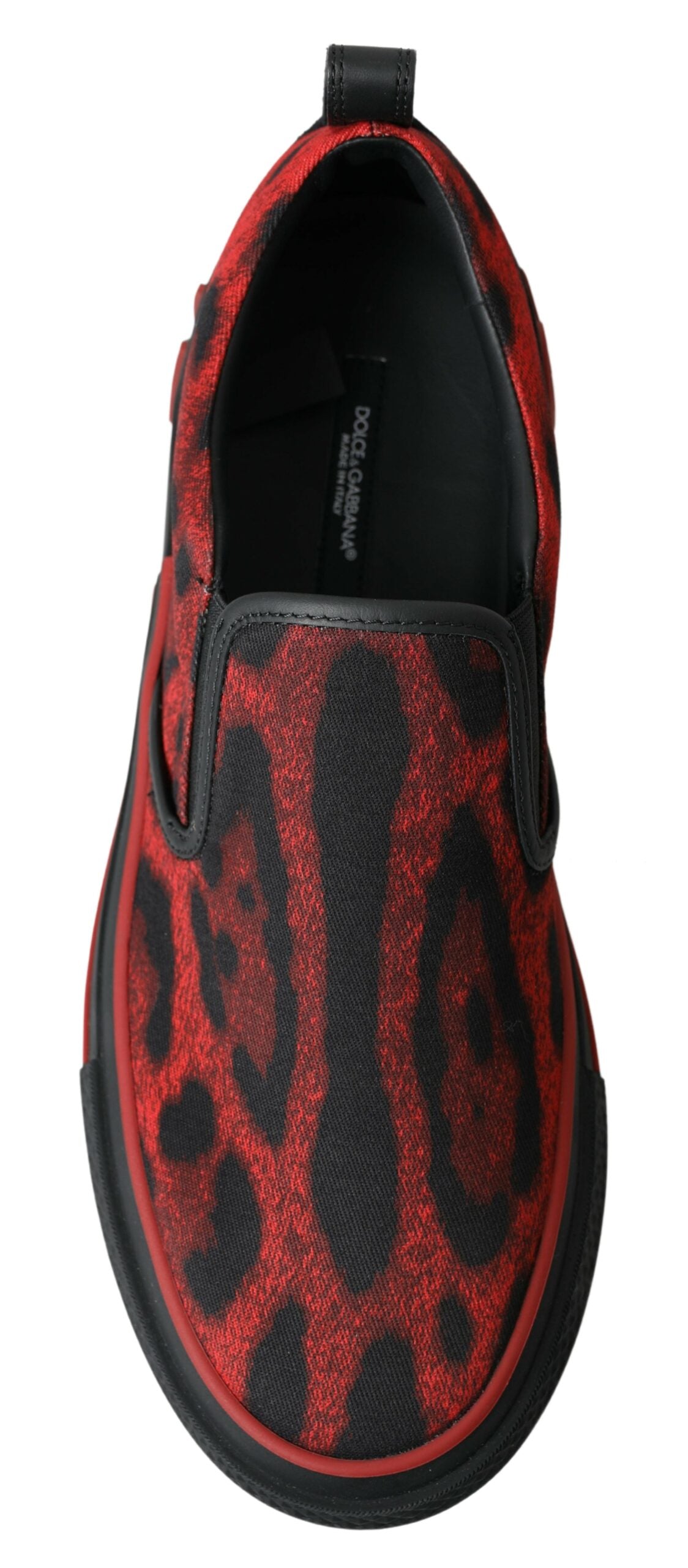 Dolce & Gabbana Zapatillas mocasines elegantes con estampado de leopardo