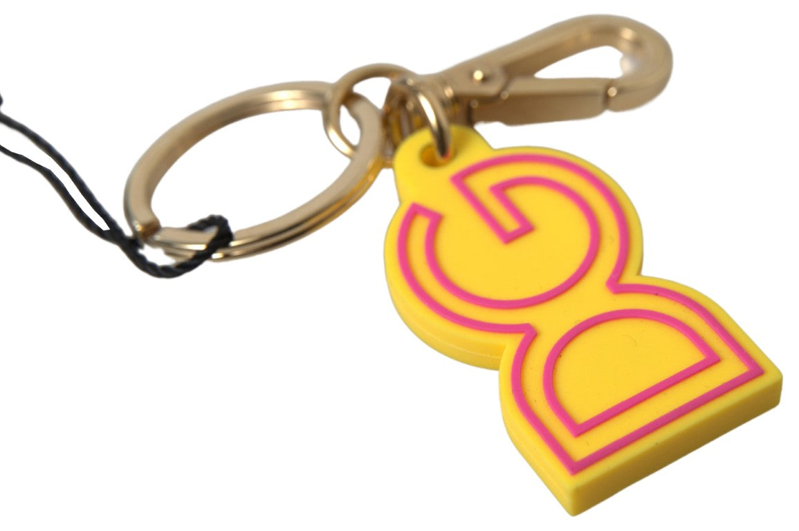 Dolce & Gabbana Chic Yellow Logo - Engraved Keychain – par Dolce & Gabbana | Disponible sur Sandy Store ByNet