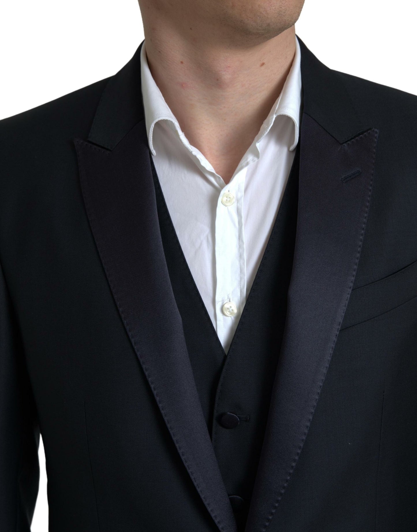 Dolce & Gabbana Elegante traje Martini de dos piezas de corte entallado