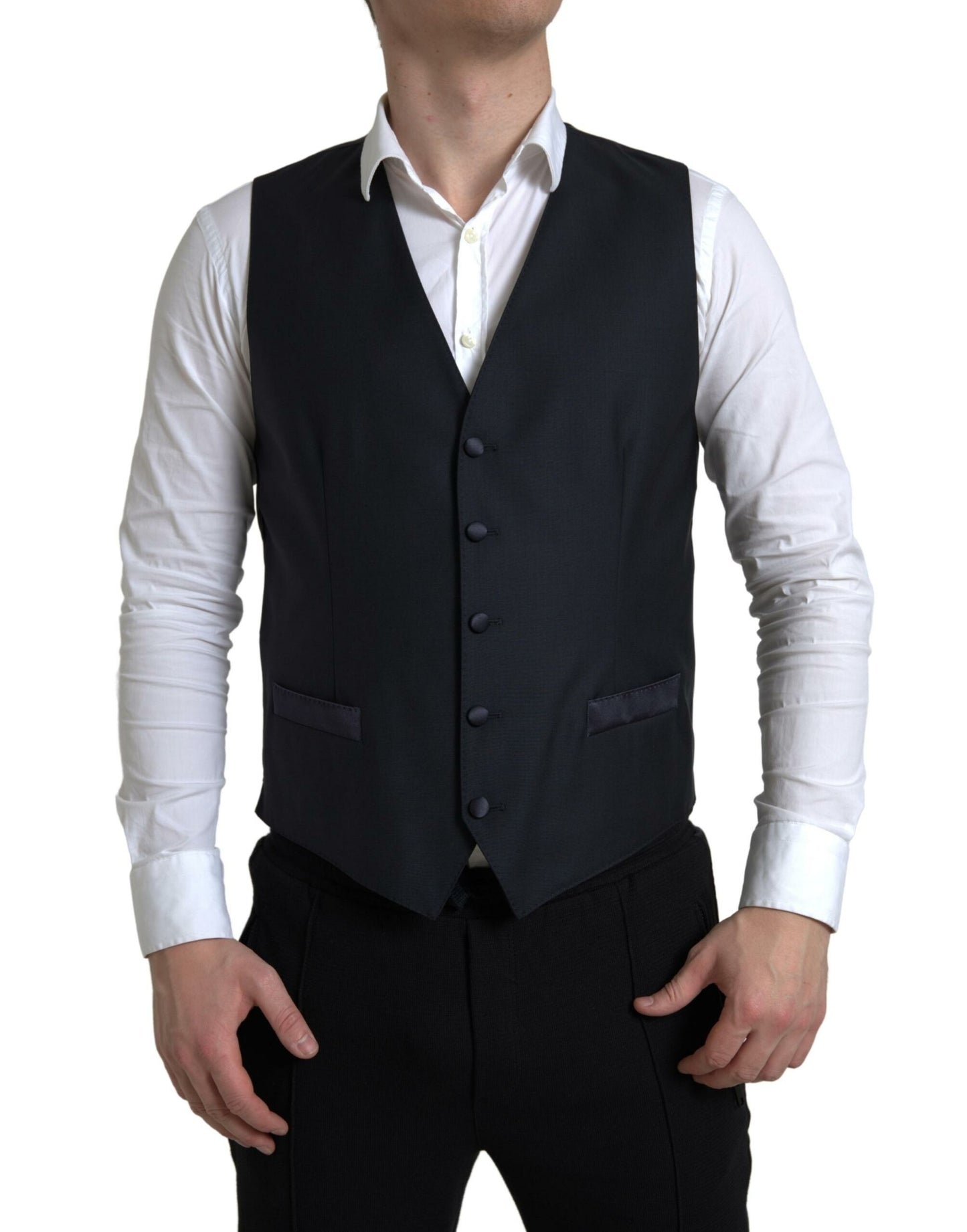 Dolce & Gabbana Elegante traje Martini de dos piezas de corte entallado