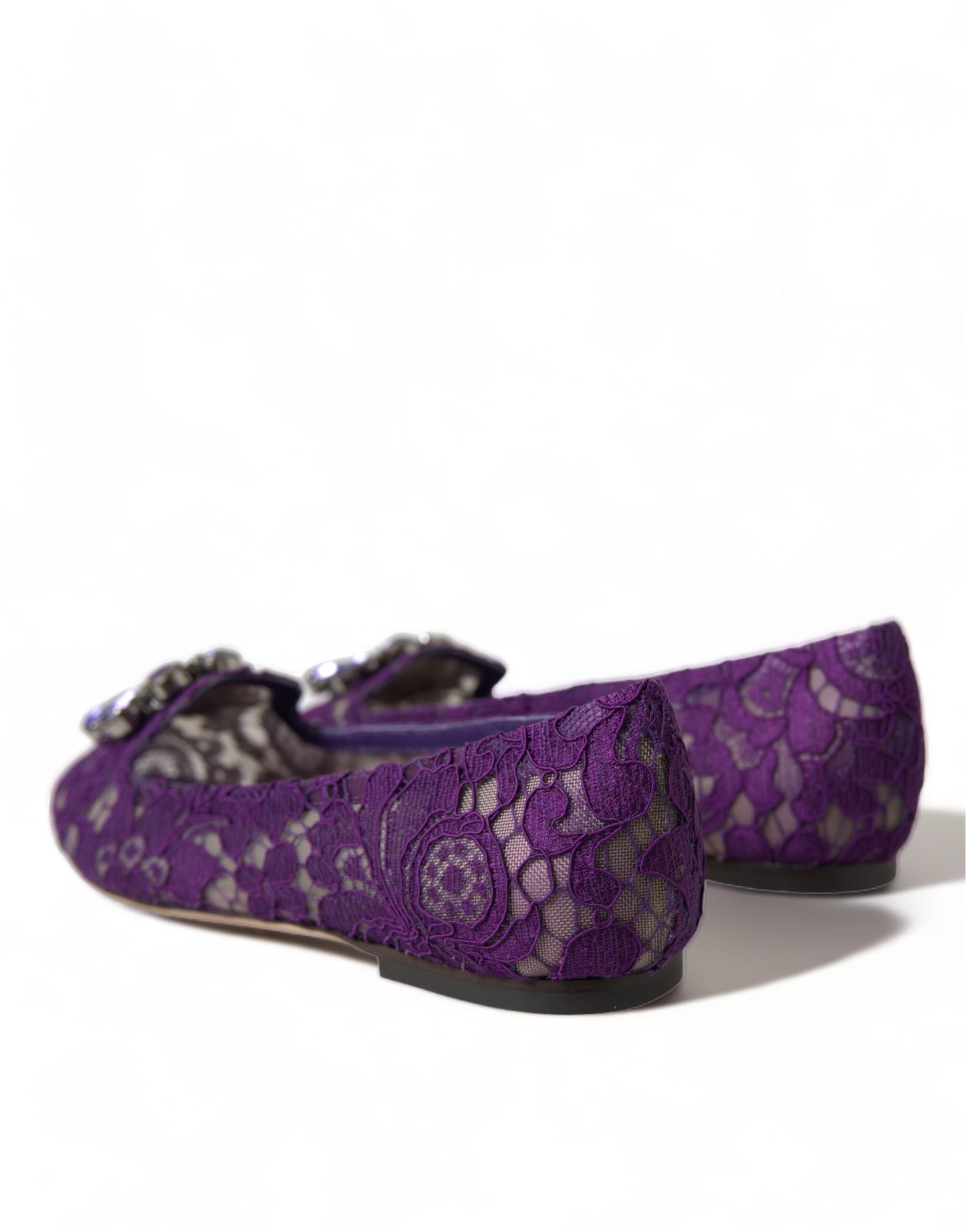 Dolce & Gabbana Zapatos planos Vally elegantes con encaje floral