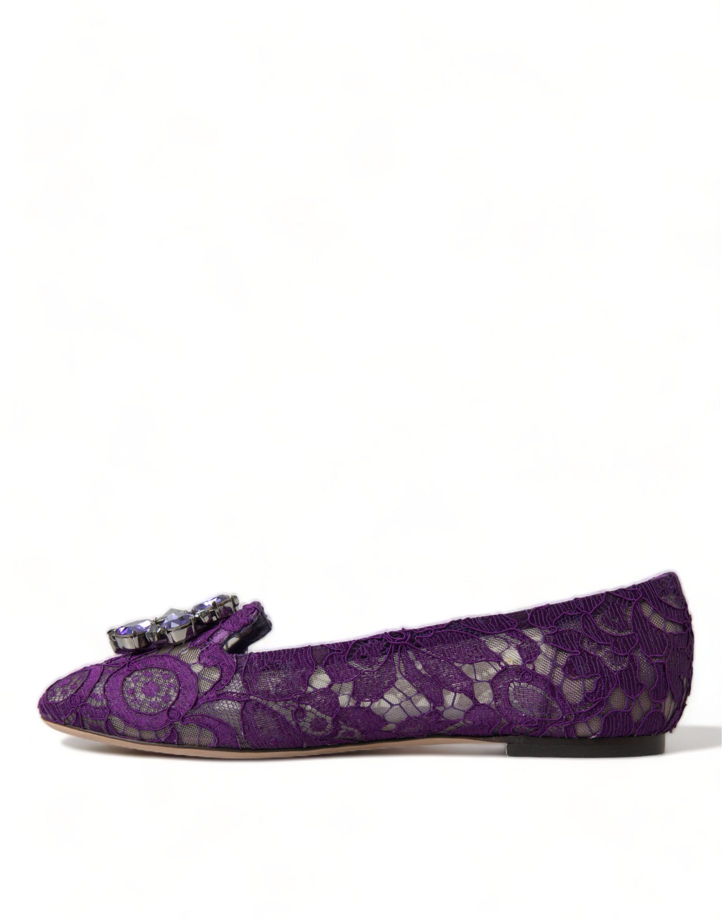 Dolce & Gabbana Zapatos planos Vally elegantes con encaje floral