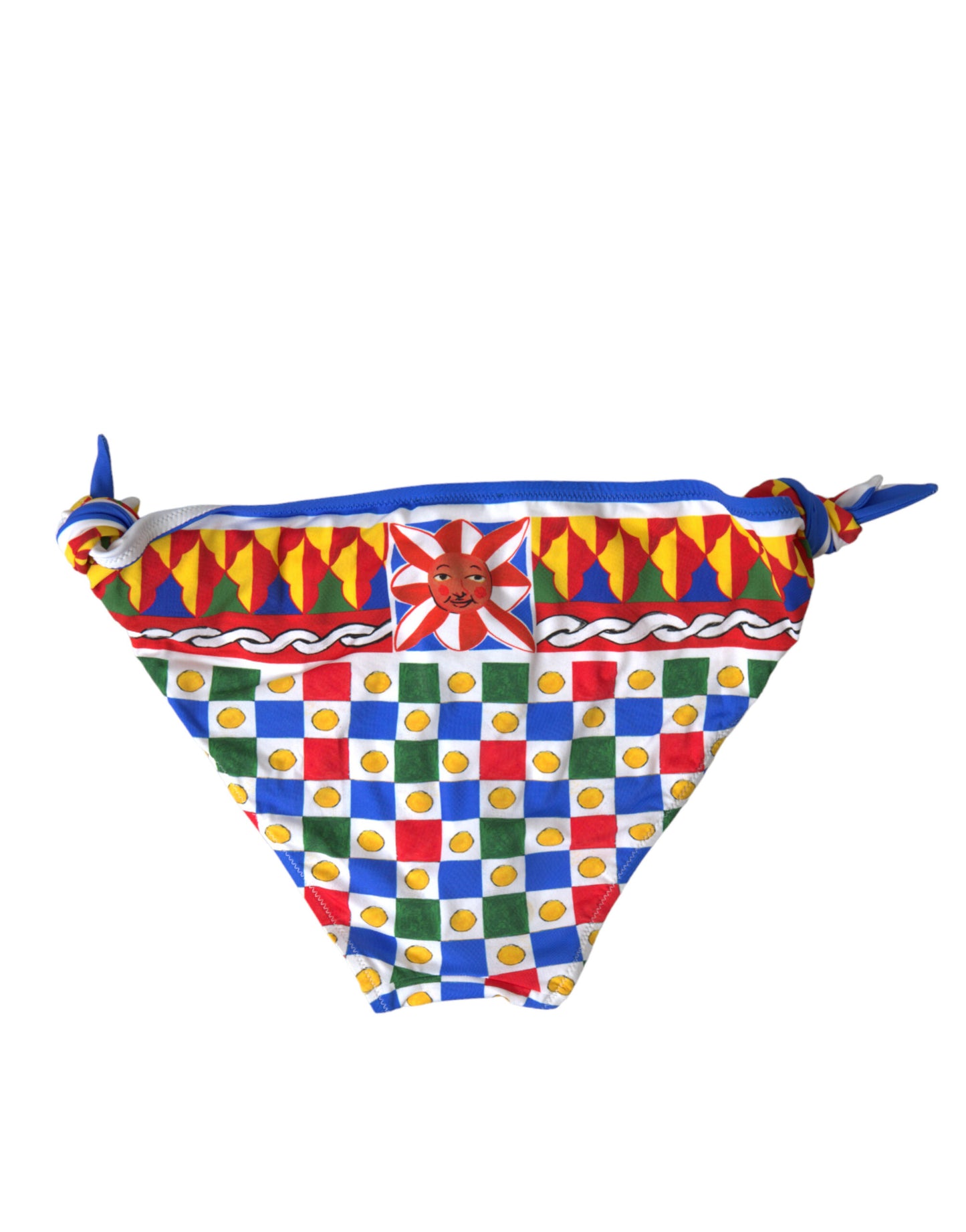 Dolce & Gabbana Braguita de bikini con estampado Carretto multicolor