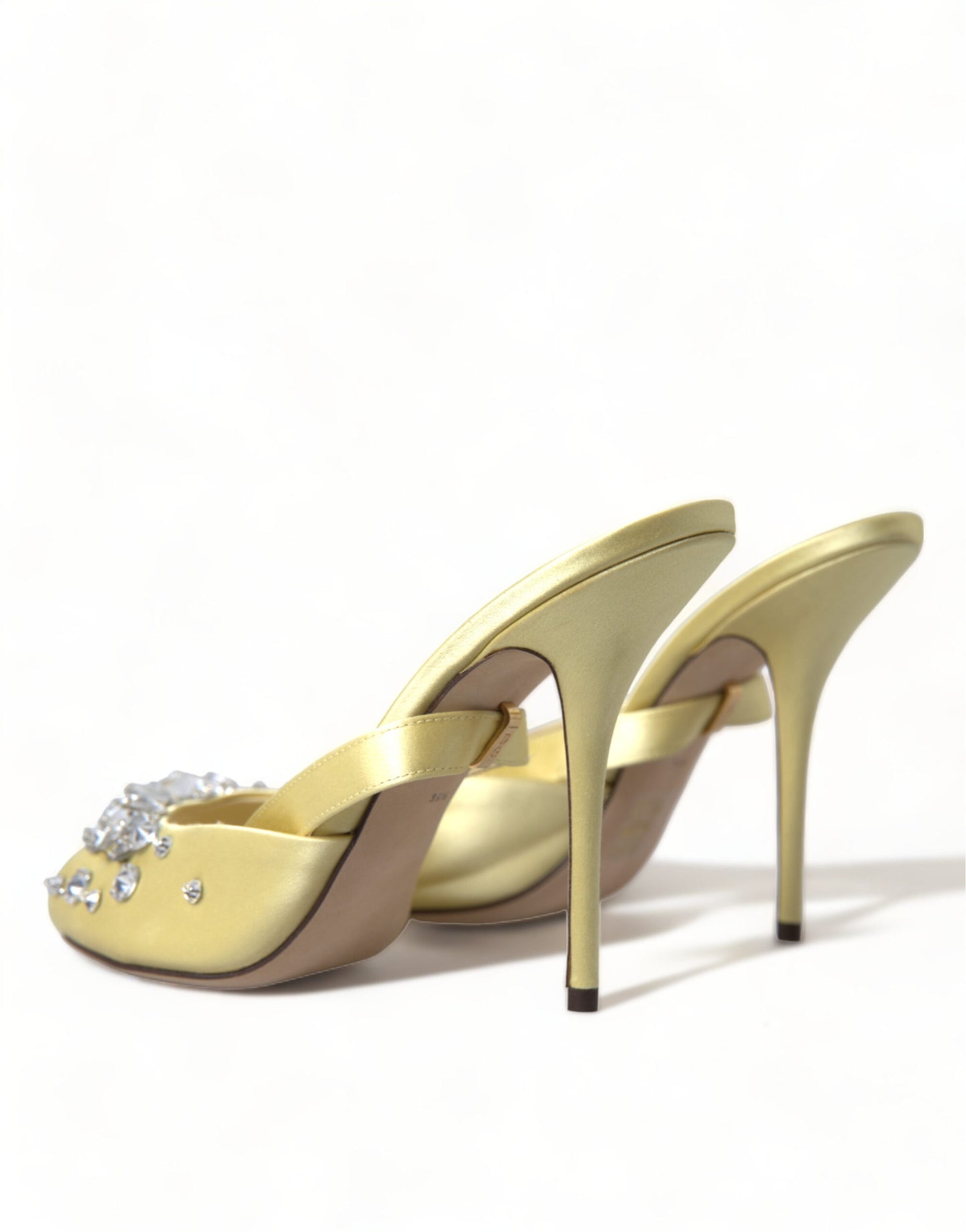 Dolce & Gabbana Sandalias de seda con adornos de cristal
