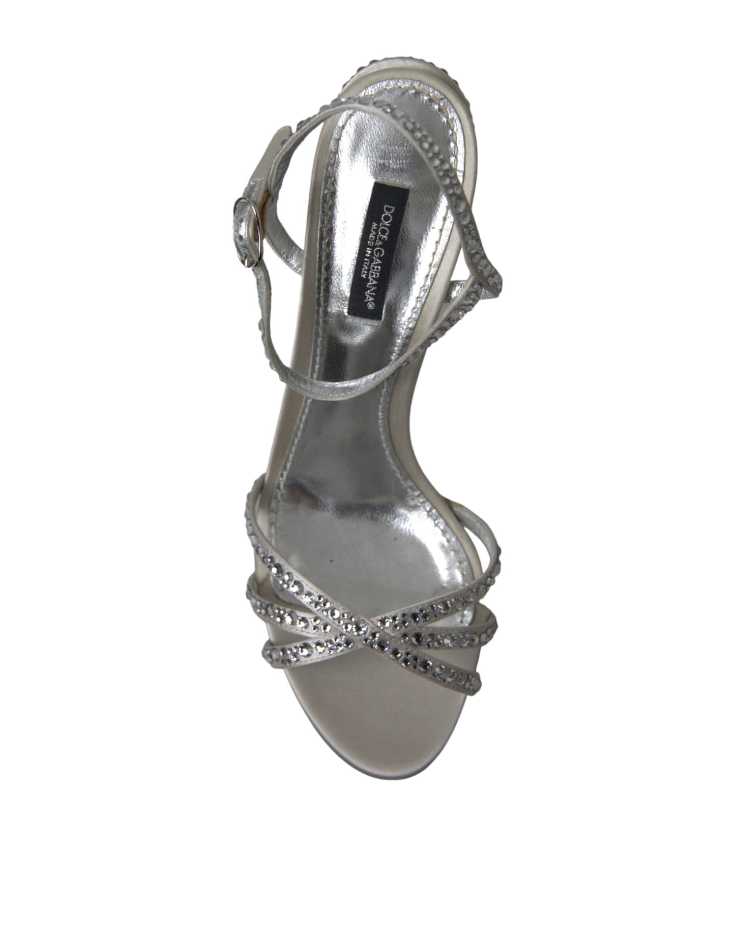 Dolce & Gabbana Sandalias elegantes con tacones adornados con cristales