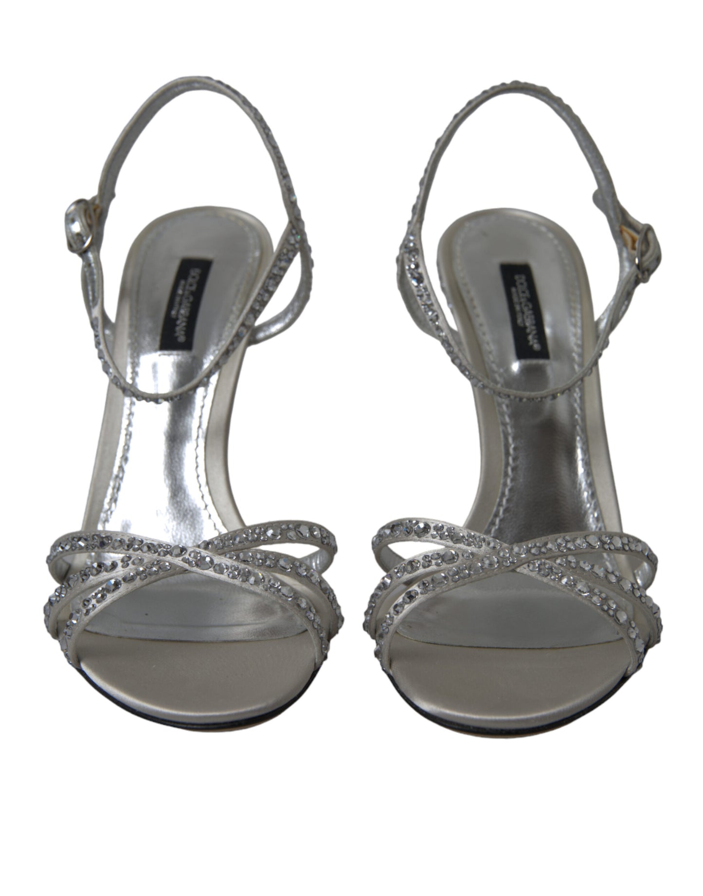 Dolce & Gabbana Sandalias elegantes con tacones adornados con cristales