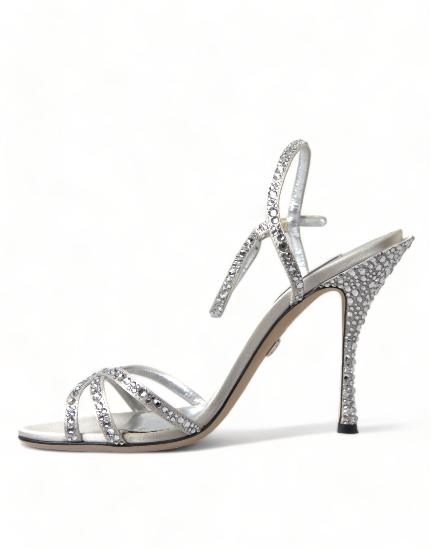 Dolce & Gabbana Sandalias elegantes con tacones adornados con cristales